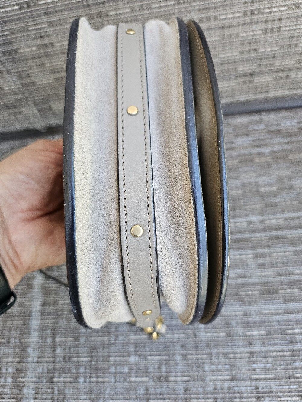 Chloe Nile Bracelet Handbag Small Motty Grey - Picture 11 of 17